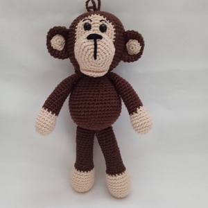 Amigurumi majom - játék & sport - plüssállat & játékfigura - majom - Meska.hu