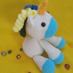 Amigurumi Unikornis - játék & sport - plüssállat & játékfigura - más figura - Meska.hu