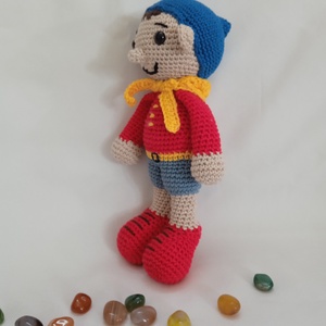 Amigurumi Noddy - játék & sport - plüssállat & játékfigura - más figura - Meska.hu