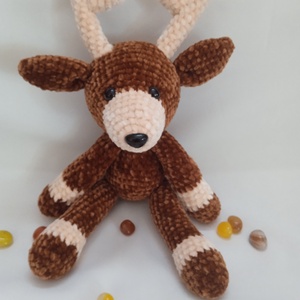 Amigurumi Szarvas - játék & sport - plüssállat & játékfigura - más figura - Meska.hu