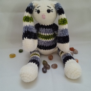 Amigurumi Plüssnyuszi, Játék & Sport, Plüssállat & Játékfigura, Nyuszi, Horgolás, MESKA