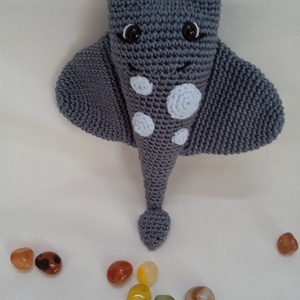 Amigurumi Rája - játék & sport - plüssállat & játékfigura - más figura - Meska.hu Amigurumi Rája - játék & sport - plüssállat & játékfigura - más figura - Meska.hu