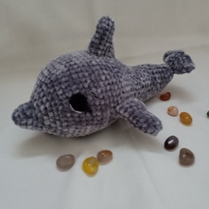 Amigurumi Delfin, Játék & Sport, Plüssállat & Játékfigura, Más figura, Horgolás, MESKA