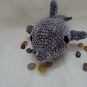 Amigurumi Delfin - játék & sport - plüssállat & játékfigura - más figura - Meska.hu
