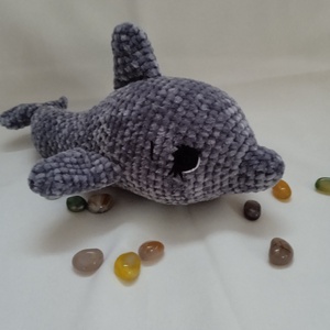Amigurumi Delfin - játék & sport - plüssállat & játékfigura - más figura - Meska.hu
