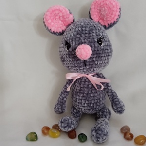 Amigurumi Egér, Játék & Sport, Plüssállat & Játékfigura, Egér, Horgolás, MESKA
