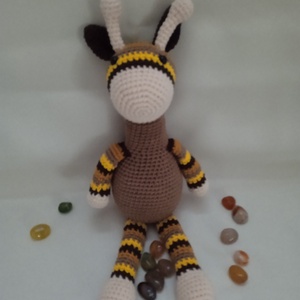 Amigurumi Zsiráf, Játék & Sport, Plüssállat & Játékfigura, Zsiráf, Horgolás, MESKA