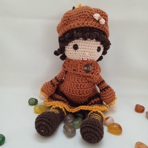 Amigurumi Leányka - játék & sport - baba & babaház - baba - Meska.hu