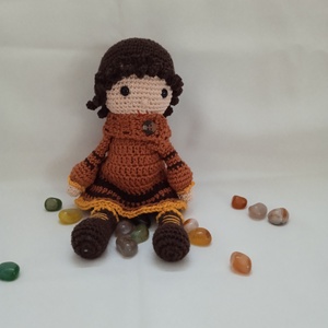 Amigurumi Leányka - játék & sport - baba & babaház - baba - Meska.hu