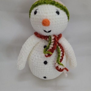 Amigurumi hóember - Meska.hu