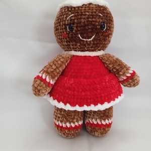 Amigurumi Mézeskalács lány - Meska.hu