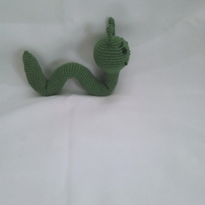 Zöld kukac - játék & sport - plüssállat & játékfigura - más figura - Meska.hu