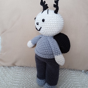 Amigurumi szarvasbogár - játék & sport - plüssállat & játékfigura - plüss mesefigurák - Meska.hu