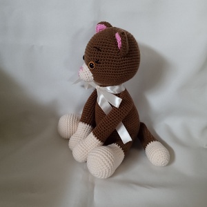 Amigurumi Cica - játék & sport - plüssállat & játékfigura - cica - Meska.hu