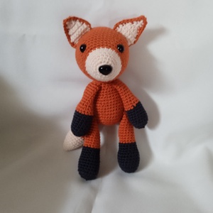 Amigurumi Róka - játék & sport - plüssállat & játékfigura - róka - Meska.hu
