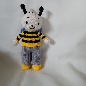 Amigurumi Méhecske - játék & sport - plüssállat & játékfigura - plüss mesefigurák - Meska.hu