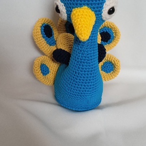Amigurumi Páva - játék & sport - plüssállat & játékfigura - más figura - Meska.hu