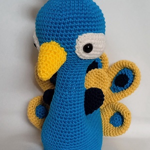 Amigurumi Páva - játék & sport - plüssállat & játékfigura - más figura - Meska.hu