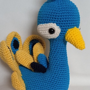 Amigurumi Páva - Meska.hu