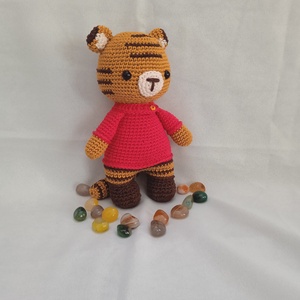Amigurumi Tigris - játék & sport - plüssállat & játékfigura - más figura - Meska.hu