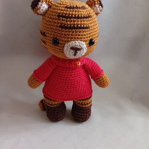 Amigurumi Tigris - játék & sport - plüssállat & játékfigura - más figura - Meska.hu