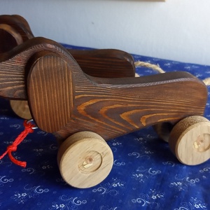 Guruló  tacskó, Játék & Sport, Húzó & Tolójátékok, Famegmunkálás, MESKA