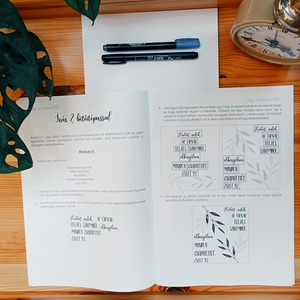 Jöjj és dicsérd Őt - dicsőítő kalligráfia csomag - diy (csináld magad) - egységcsomag - Meska.hu