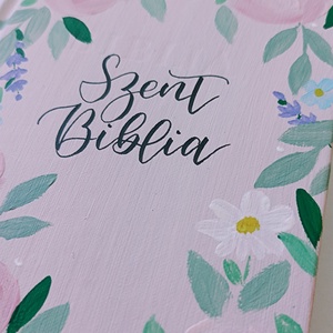 Festett borítójú Biblia - egyedi igények alapján  - Meska.hu