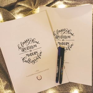 Klasszikus irodalom és Modern kalligráfia - kalligráfia oktató csomag - Meska.hu