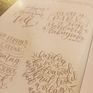 Klasszikus irodalom és Modern kalligráfia - kalligráfia oktató csomag - diy (csináld magad) - egységcsomag - Meska.hu