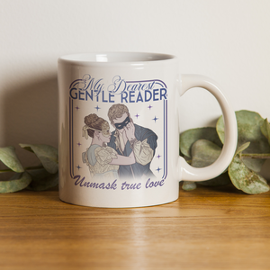 Bridgerton stílusú bögre - otthon & életmód - konyhafelszerelés, tálalás - tálalás - bögre & csésze - Meska.hu