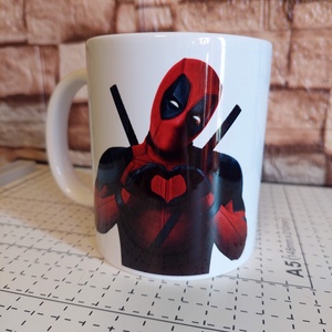 Deadpool Bögre - otthon & életmód - konyhafelszerelés, tálalás - tálalás - bögre & csésze - Meska.hu