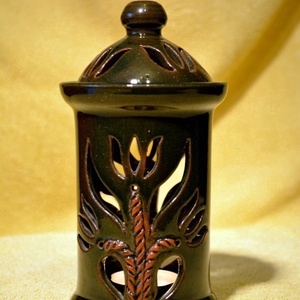 Mécsestartó zsűrizett, Otthon & Életmód, Gyertya, illat, aroma, Mécses és mécsestartó, Kerámia, MESKA