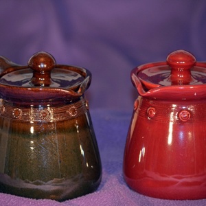 Tejfölös - otthon & életmód - konyhafelszerelés, tálalás - konyhai tárolás - méz & vajtartó - Meska.hu