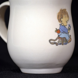 Kézzel festett bögre,kisfiús - otthon & életmód - konyhafelszerelés, tálalás - tálalás - bögre & csésze - Meska.hu