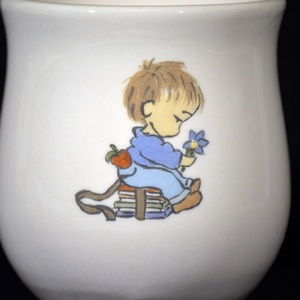 Kézzel festett bögre,kisfiús, Otthon & Életmód, Konyhafelszerelés, tálalás, Tálalás, Bögre & Csésze, Festett tárgyak, Kerámia, MESKA