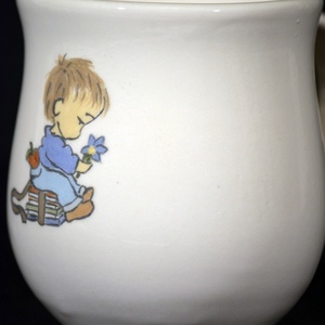 Kézzel festett bögre,kisfiús - otthon & életmód - konyhafelszerelés, tálalás - tálalás - bögre & csésze - Meska.hu