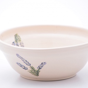 Levendulás müzlistányér, Otthon & Életmód, Konyhafelszerelés, tálalás, Tálalás, Tányér & Étkészlet, Kerámia, MESKA