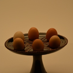 Tojás tálaló, Otthon & Életmód, Konyhafelszerelés, tálalás, Tálalás, Kínálótál, Kerámia, MESKA