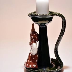 Gyertyatartó lánnyal - esküvő - dekoráció - gyertya & gyertyatartó - Meska.hu