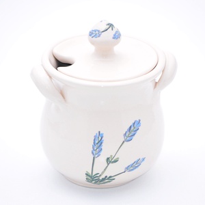  Levendulás tároló, Otthon & Életmód, Konyhafelszerelés, tálalás, Konyhai tárolás, Fűszertartó, Kerámia, Festett tárgyak, MESKA