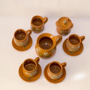 Teáskészlet  - otthon & életmód - konyhafelszerelés, tálalás - tálalás - tányér & étkészlet - Meska.hu