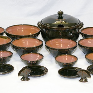 Étkészlet egytálételekhez - otthon & életmód - konyhafelszerelés, tálalás - tálalás - tányér & étkészlet - Meska.hu