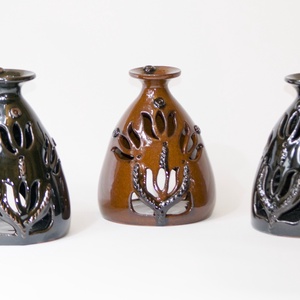 Zárt mécsestartó, Otthon & Életmód, Gyertya, illat, aroma, Mécses és mécsestartó, Kerámia, MESKA