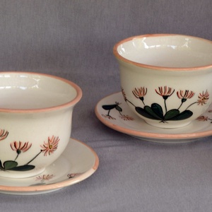 Könnyű nyári ebéd szett, Otthon & Életmód, Konyhafelszerelés, tálalás, Tálalás, Tányér & Étkészlet, Festett tárgyak, Kerámia, MESKA