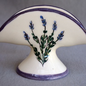 Levendulás szalvétatartó - otthon & életmód - konyhafelszerelés, tálalás - tálalás - szalvétatartó, szalvétagyűrű - Meska.hu