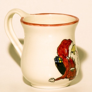 Mikulásos bögre - otthon & életmód - konyhafelszerelés, tálalás - tálalás - bögre & csésze - Meska.hu