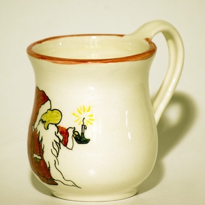 Mikulásos bögre - otthon & életmód - konyhafelszerelés, tálalás - tálalás - bögre & csésze - Meska.hu