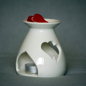 Mécsestartó (szivecskés) - otthon & életmód - gyertya, illat, aroma - mécses és mécsestartó - Meska.hu