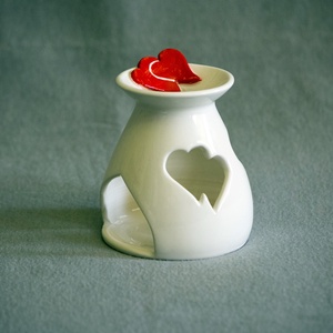 Mécsestartó (szivecskés) - otthon & életmód - gyertya, illat, aroma - mécses és mécsestartó - Meska.hu